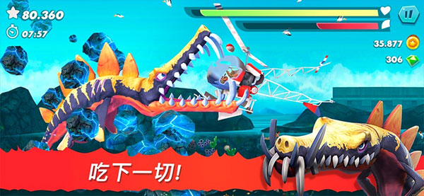 饥饿鲨进化999999钻无限金币版