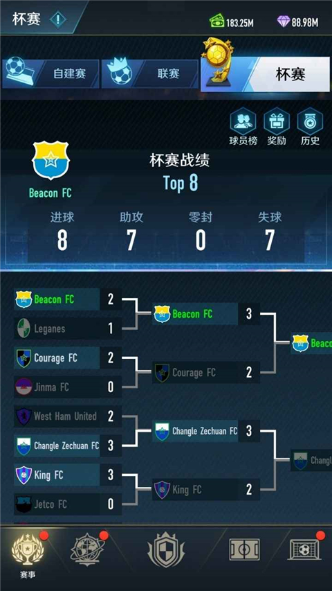 绿茵巅峰之路
