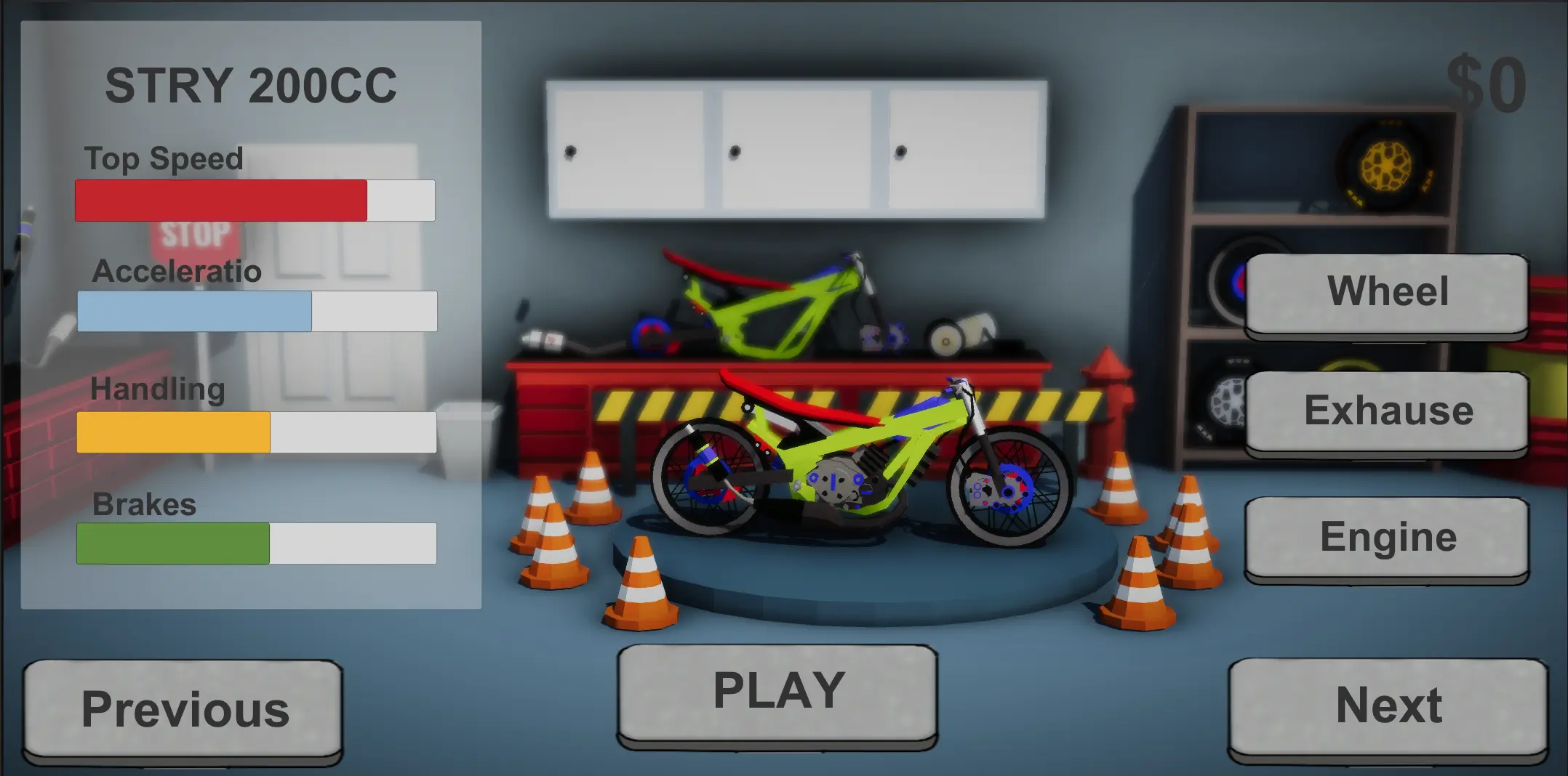 改装摩托车极速赛