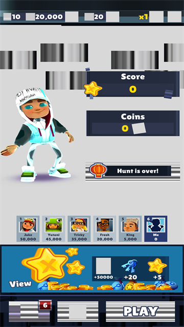 地铁跑酷ww天天开心定制版本