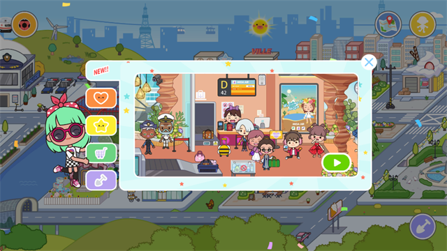 米加小镇世界彩色公寓