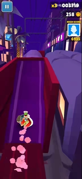 地铁跑酷新触控