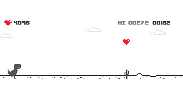 谷歌小恐龙跳一跳