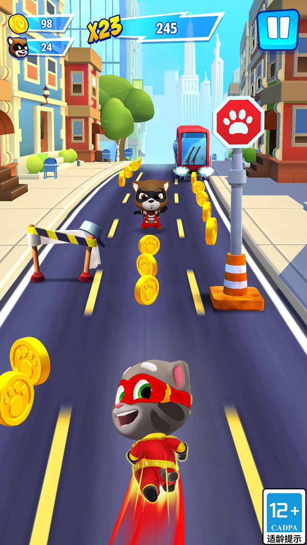 汤姆猫英雄跑酷破解版