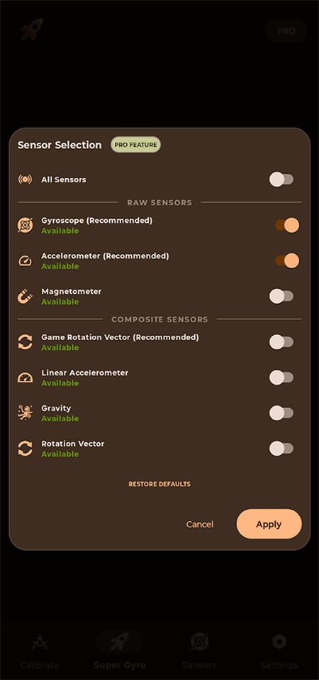 Super Gyro陀螺仪超频