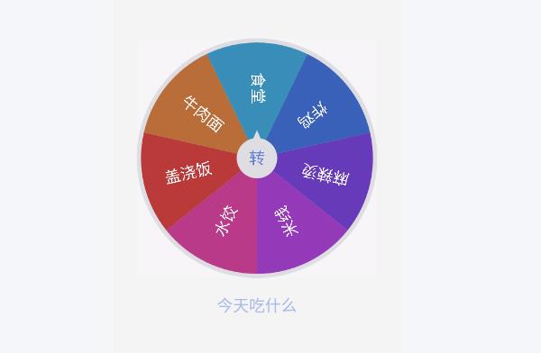 小决定转盘