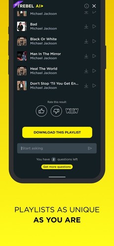 Trebel Music app