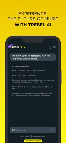 Trebel Music app