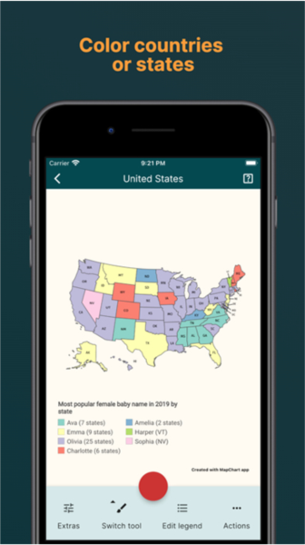 MapChart app