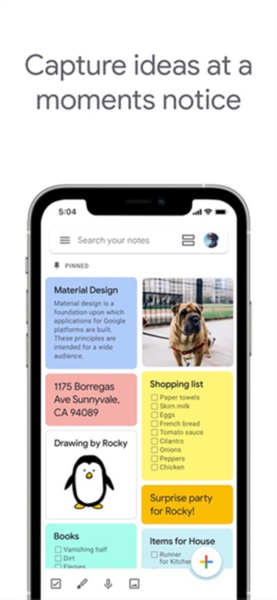 google keep app