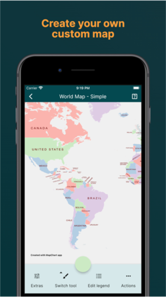MapChart app
