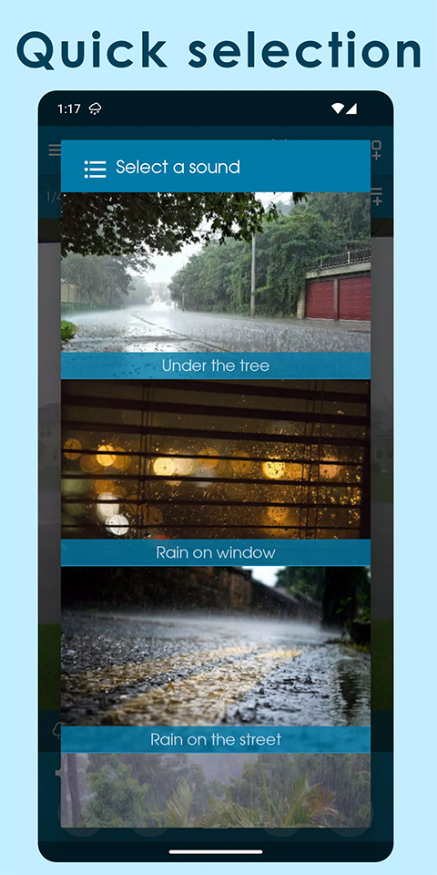 Relax Rain app