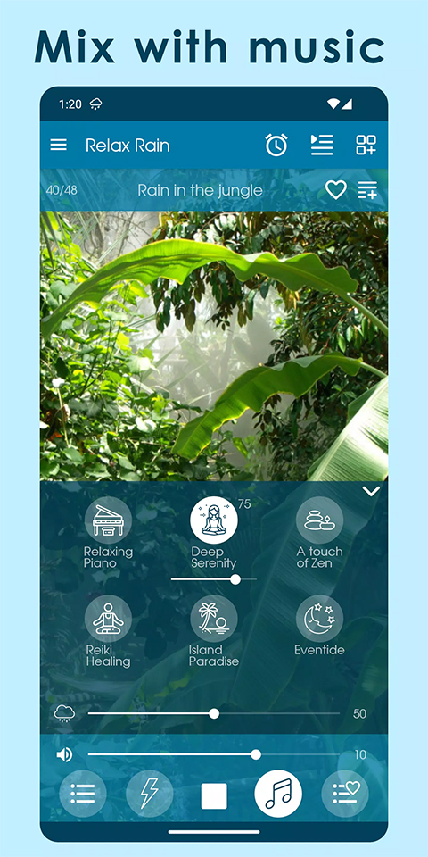 Relax Rain app