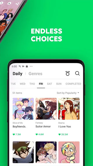 Webtoon app