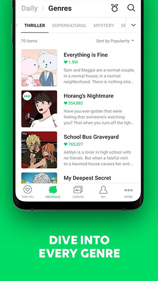 Webtoon app
